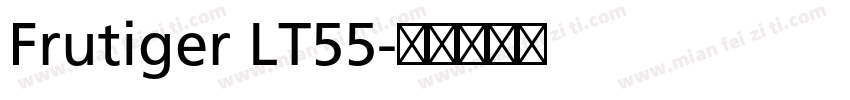 Frutiger LT55字体转换